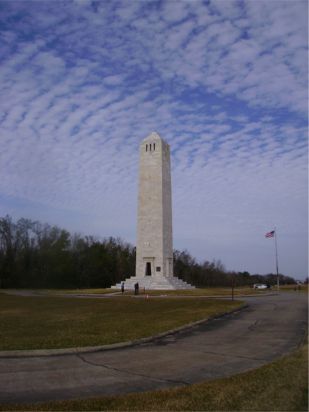 Chalmette Monument Battle of New Orleans battlefield